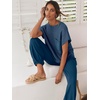 image:imageANRABESS Two Piece Sets for Women Lounge Airport OutfitsDeep Blue