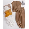 image:imageANRABESS Two Piece Sets for Women Lounge Airport OutfitsDeep Brown