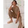 image:imageANRABESS Two Piece Sets for Women Lounge Airport OutfitsDeep Brown