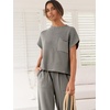 image:imageANRABESS Two Piece Sets for Women Lounge Airport OutfitsGrey