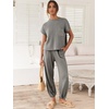 image:imageANRABESS Two Piece Sets for Women Lounge Airport OutfitsGrey
