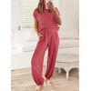 image:imageANRABESS Two Piece Sets for Women Lounge Airport OutfitsHot Pink