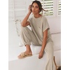 image:imageANRABESS Two Piece Sets for Women Lounge Airport OutfitsKhaki