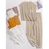 image:imageANRABESS Two Piece Sets for Women Lounge Airport OutfitsKhaki