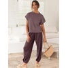 image:imageANRABESS Two Piece Sets for Women Lounge Airport OutfitsNutmeg