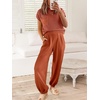 image:imageANRABESS Two Piece Sets for Women Lounge Airport OutfitsRust