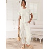 image:imageANRABESS Two Piece Sets for Women Lounge Airport OutfitsWhite
