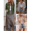 image:imageANRABESS Women Lightweight Button Down Cardigan SweatersArmy Green