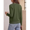 image:imageANRABESS Women Lightweight Button Down Cardigan SweatersArmy Green