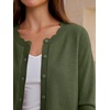 image:imageANRABESS Women Lightweight Button Down Cardigan SweatersArmy Green