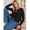 image:imageANRABESS Women Lightweight Button Down Cardigan SweatersBlack