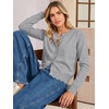 image:imageANRABESS Women Lightweight Button Down Cardigan SweatersGrey