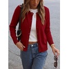 image:imageANRABESS Women Lightweight Button Down Cardigan SweatersRed