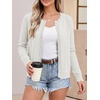 image:imageANRABESS Women Lightweight Button Down Cardigan SweatersWhite