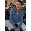image:imageANRABESS Women Long Sleeve Quarter Zip Pullover Fall SweaterBlue