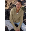image:imageANRABESS Women Long Sleeve Quarter Zip Pullover Fall SweaterKhaki