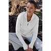 image:imageANRABESS Women Long Sleeve Quarter Zip Pullover Fall SweaterWhite