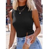 image:imageANRABESS Women Wool Blend Mock Neck Sweaters TankBlack