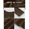 image:imageANRABESS Womens 2 Piece Outfits Fall Fleece Matching Lounge SetsBrown