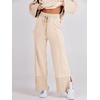 image:imageANRABESS Womens 2 Piece Outfits Oversized Knit Sweater SetApricot