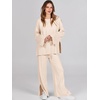 image:imageANRABESS Womens 2 Piece Outfits Oversized Knit Sweater SetApricot