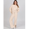 image:imageANRABESS Womens 2 Piece Outfits Oversized Knit Sweater SetApricot