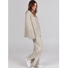 image:imageANRABESS Womens 2 Piece Outfits Oversized Knit Sweater SetGrey Apricot