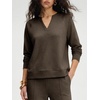 image:imageANRABESS Womens 2 Piece Outfits V Neck Sweatsuit Lounge SetsDark Brown