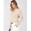 image:imageANRABESS Womens Cable Knit Fall Lightweight Cropped SweatersAlmond