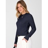 image:imageANRABESS Womens Cable Knit Fall Lightweight Cropped SweatersNavy Blue