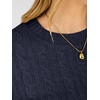 image:imageANRABESS Womens Cable Knit Fall Lightweight Cropped SweatersNavy Blue