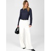 image:imageANRABESS Womens Cable Knit Fall Lightweight Cropped SweatersNavy Blue