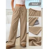 image:imageANRABESS Womens Fall Straight Leg Lounge Pants Pajama BottomsKhaki