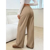 image:imageANRABESS Womens Fall Straight Leg Lounge Pants Pajama BottomsKhaki