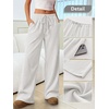 image:imageANRABESS Womens Fall Straight Leg Lounge Pants Pajama BottomsWhite