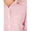 image:imageANRABESS Womens Long Sleeve Button Down Gingham Striped ShirtsPink White Stripe