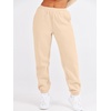 image:imageANRABESS Womens Lounge Set Sweatsuits for Women Fall 2 Piece Jogger PantsBeige