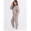 image:imageANRABESS Womens Lounge Set Sweatsuits for Women Fall 2 Piece Jogger PantsLight Khaki