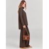 image:imageANRABESS Womens Oversized Turtleneck Sweater SetsChocola