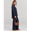 image:imageANRABESS Womens Oversized Turtleneck Sweater SetsNavy Blue
