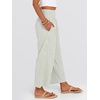 image:imageANRABESS Womens Striped Gingham Palazzo PantsArmy Green White Stripe