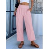 image:imageANRABESS Womens Striped Gingham Palazzo PantsPink White Stripe