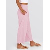 image:imageANRABESS Womens Striped Gingham Palazzo PantsPink White Stripe