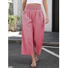 image:imageANRABESS Womens Striped Gingham Palazzo PantsRed White Plaid