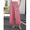 image:imageANRABESS Womens Striped Gingham Palazzo PantsRed White Plaid