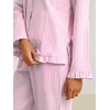image:imageANRABESS Womens Striped amp Gingham Pajama SetsPink White Stripe