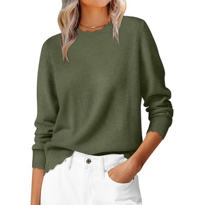 image:imageANRABESS Sweaters for Women Fall Loose Fit LightweightArmy Green