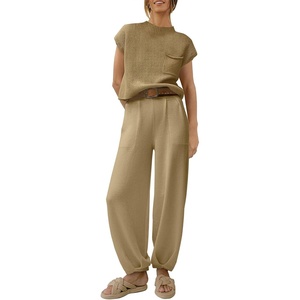 image:imageANRABESS Two Piece Sets for Women Lounge Airport OutfitsBrown