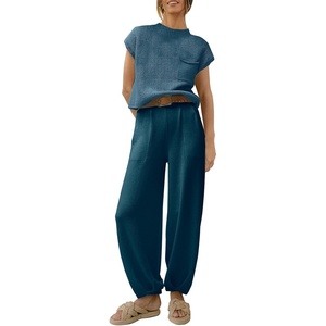 image:imageANRABESS Two Piece Sets for Women Lounge Airport OutfitsDeep Blue