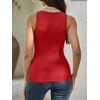 image:imageANRABESS Tank Top for Womens Summer Scoop Neck Sleeveless Ribbed ShirtsRed